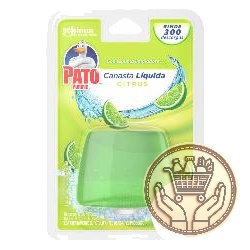 canasta líquida para inodoro pato citrus repuesto 50cm3