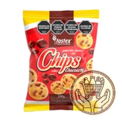 galletitas dulces tostex chips chocolate 270grs