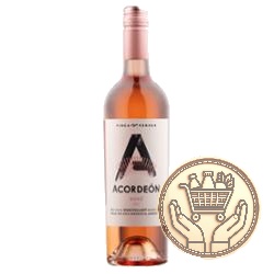 vino rosado acordeón rosé 750ml.