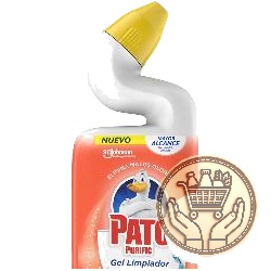 limpiador de baño pato purific gel activo tropical 500cm3